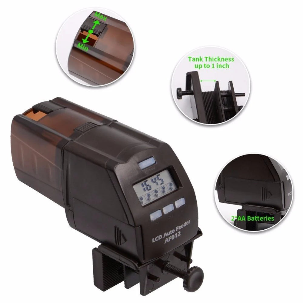 DOPIN AF012 LCD ಆಟೋ ಫುಡ್ ಫೀಡರ್