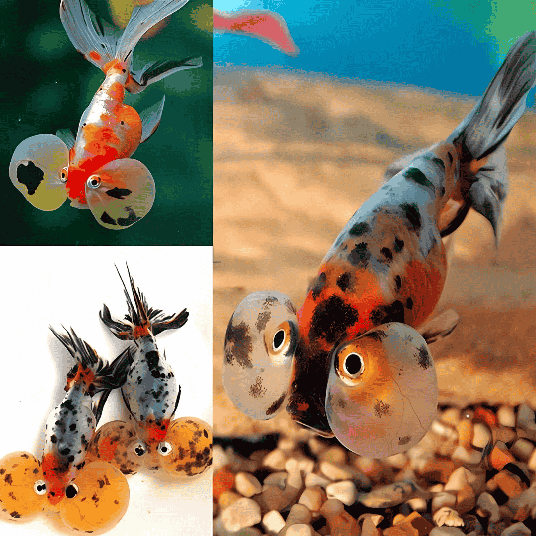 Calico Bubble Eye Gold Fish (2-2.5 Inches) | Single