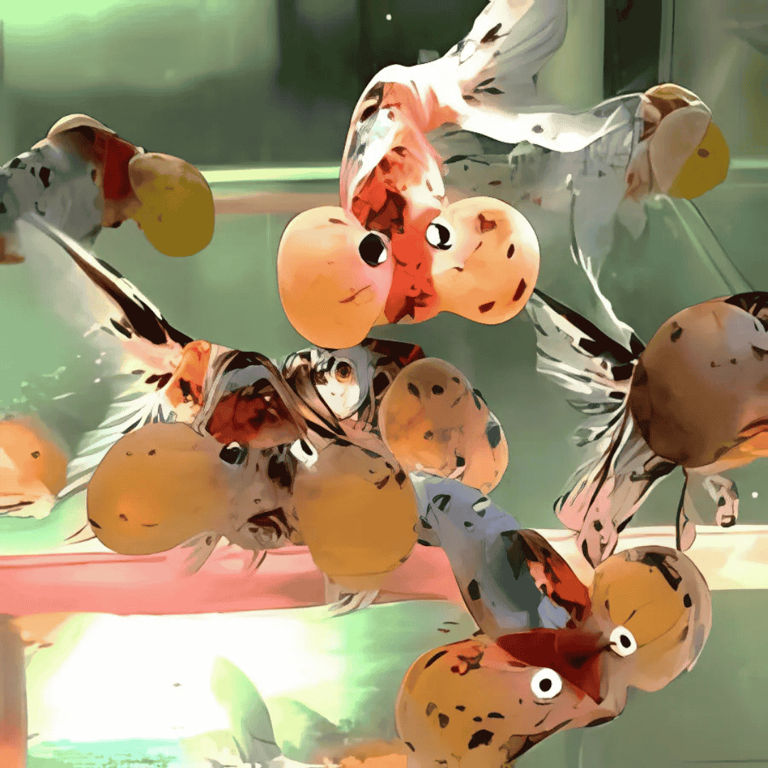 Calico Bubble Eye Gold Fish (2-2.5 Inches) | Single