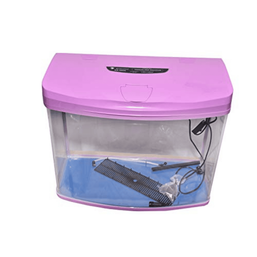 RS Electrical Glass Aquarium RS-580A (L*W*H = 58*28*48 cms) With Packing Kit - Black Colour