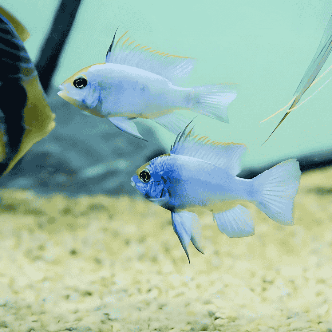 Ram Cichlid Electric Blue Ramirezi (1 Cm) | Single