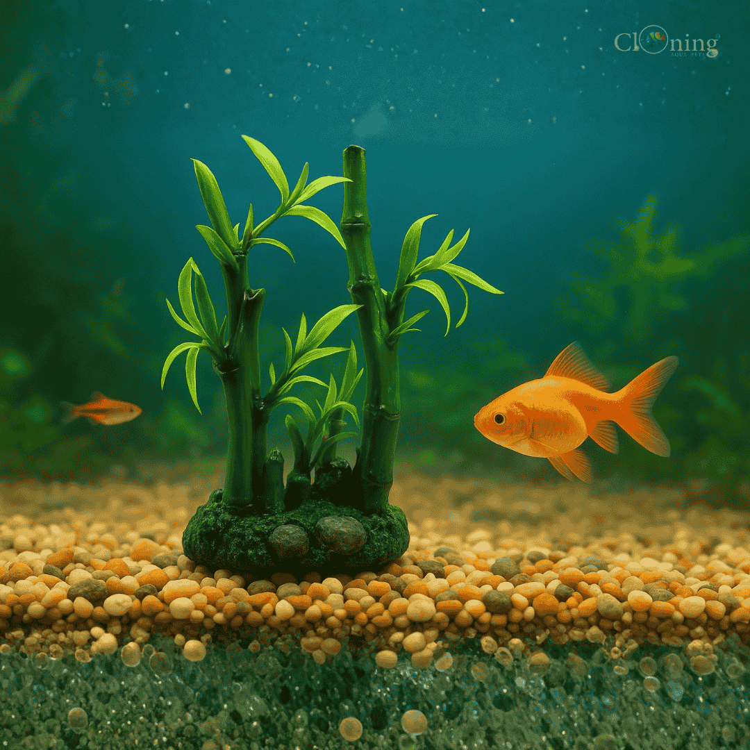 Decor Popetpop Bamboo Fish Tank