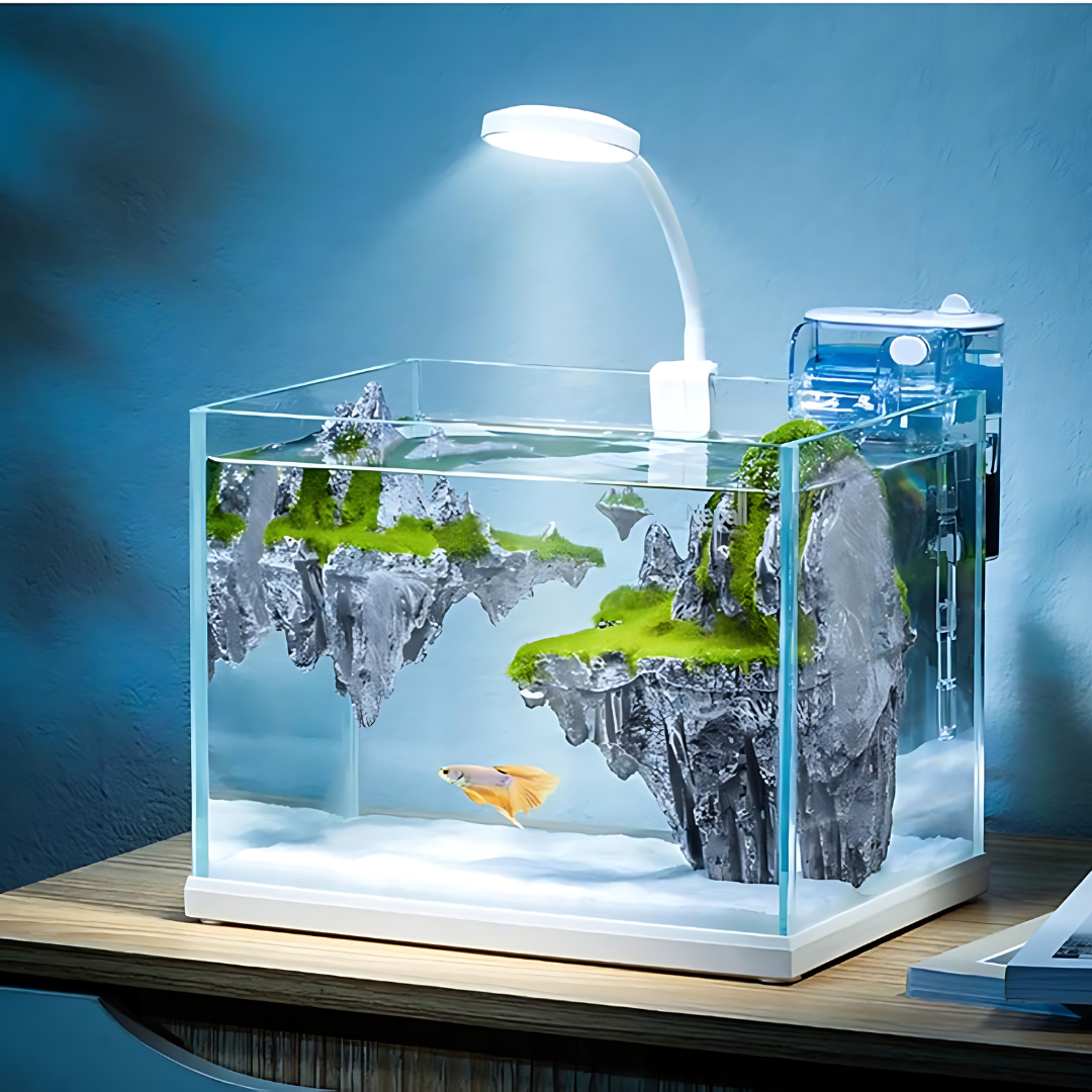 Cube One Mini Paludarium With Landscape & Kit