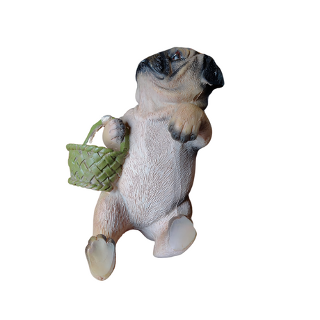 Decor Toy - 6*4*6 Inches - Hanging Pug Dog Puppy