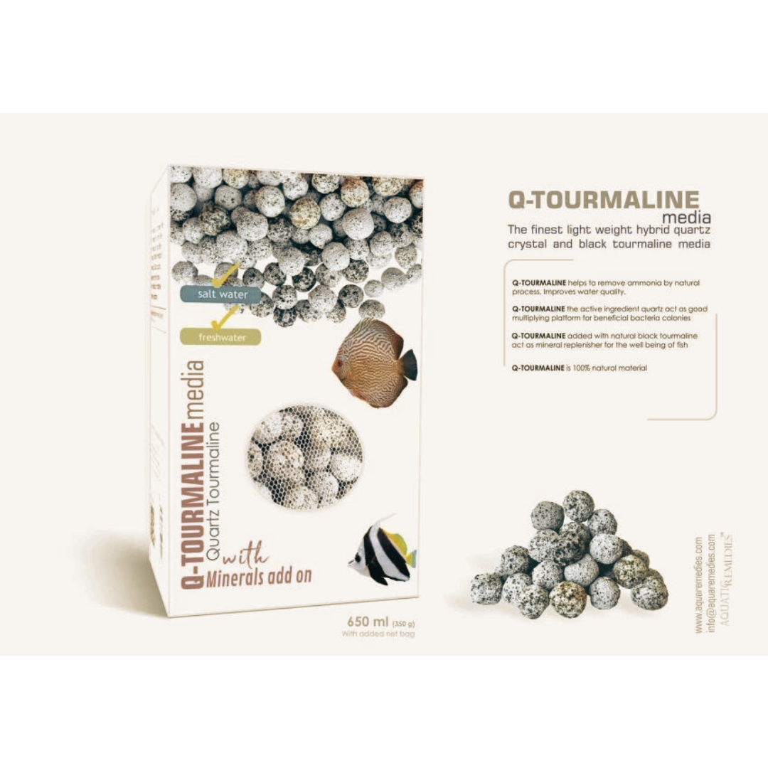 ಅಕ್ವಾಟಿಕ್ ರೆಮಿಡೀಸ್ ಕ್ಯೂ-ಟೂರ್ಮ್ಯಾಲಿನ್ ಫಿಲ್ಟರ್ ಮೀಡಿಯಾ | 650 ಮಿಲಿ / 350 ಗ್ರಾಂ