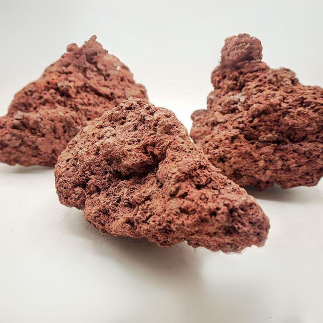 Decor Red Lava Rocks - 1 kg