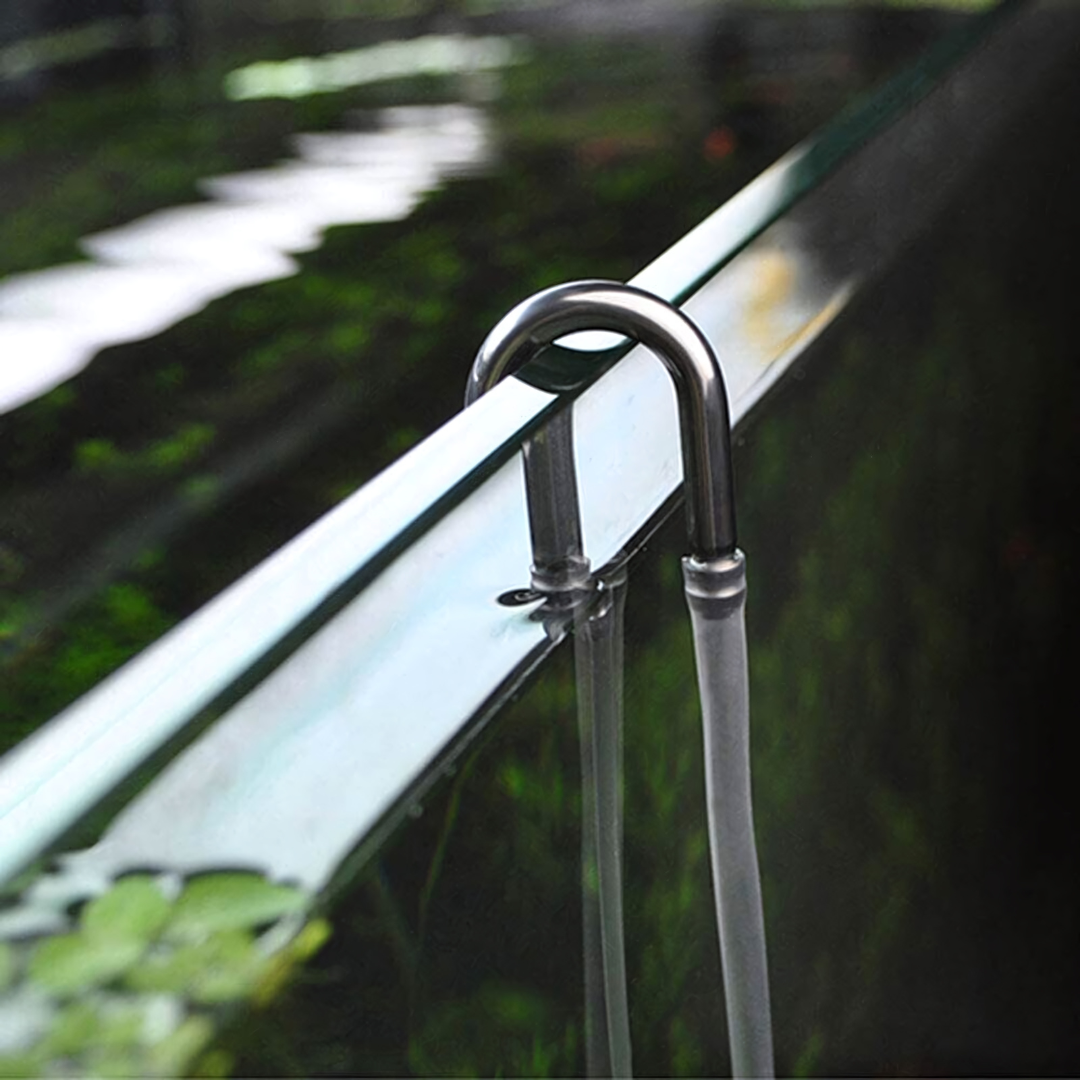 U-ಆಕಾರದ ಕನೆಕ್ಟರ್ಸ್ ಸ್ಟೇನ್ಲೆಸ್ ಸ್ಟೀಲ್ ಫಿಶ್ ಟ್ಯಾಂಕ್ ಏರ್ ಪಂಪ್ ಟ್ಯೂಬ್ ಕನೆಕ್ಟರ್