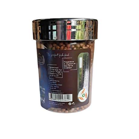 ಹೂ ಕೊಂಬು ಪ್ರೊ ಮಿನ್ ಗೋಲಿಗಳು ಗೂನು ಮತ್ತು ಬಣ್ಣದ ಮೀನು 45 ಗ್ರಾಂ