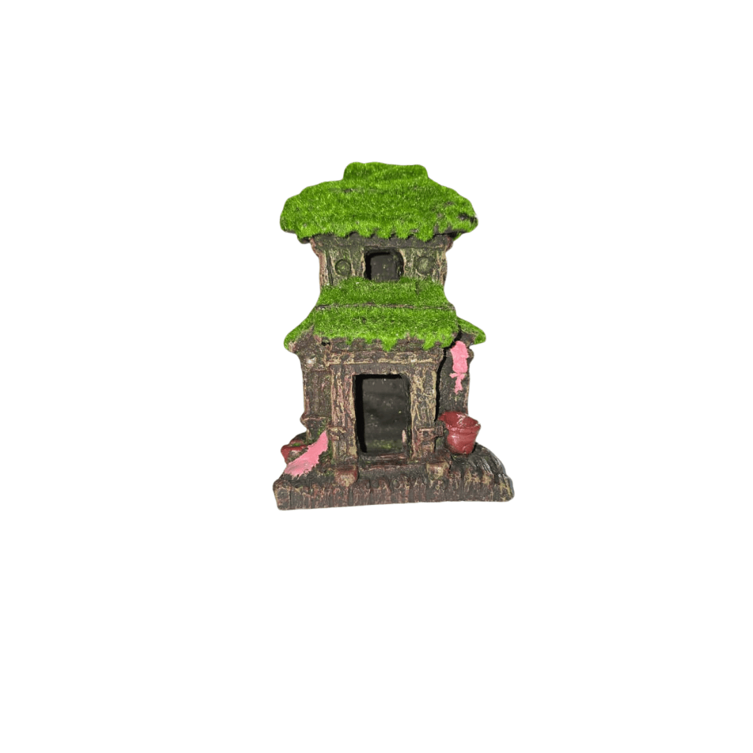 Decor Hideout House Toy L 4in H 6in