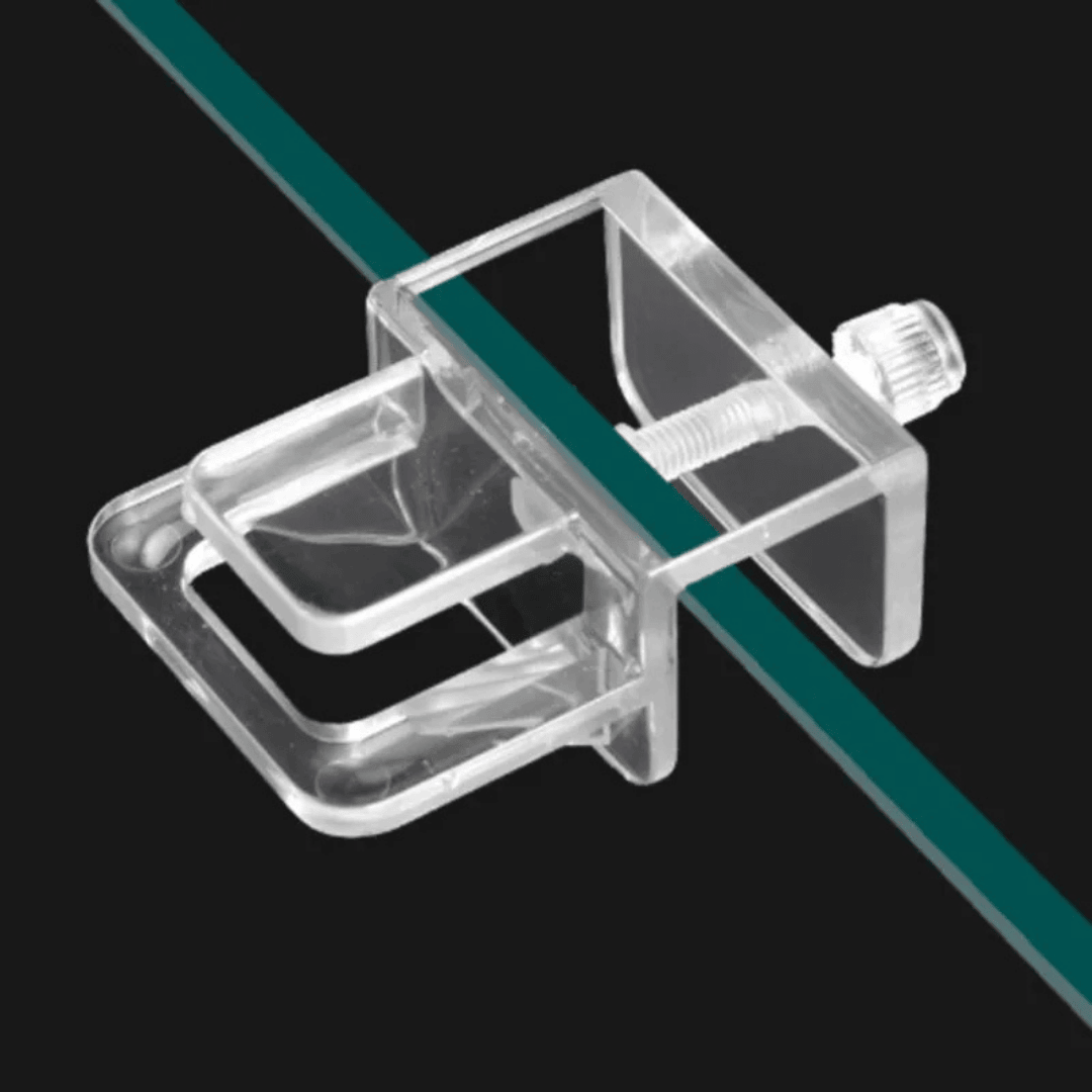 Acrylic Clamp Transparent Aquarium Cover Holder - Use Upto 21mm