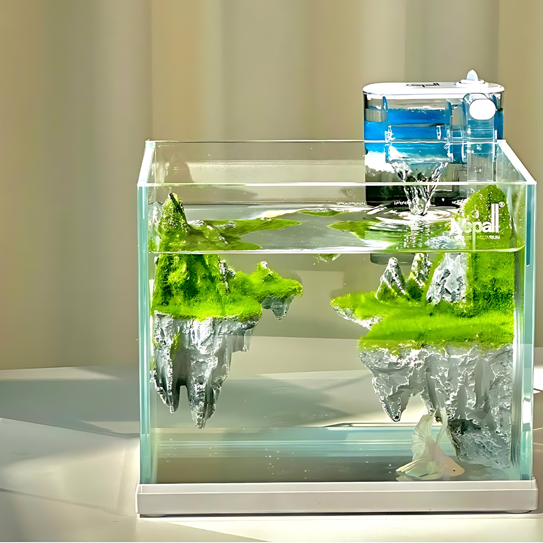 Cube One Mini Paludarium With Landscape & Kit