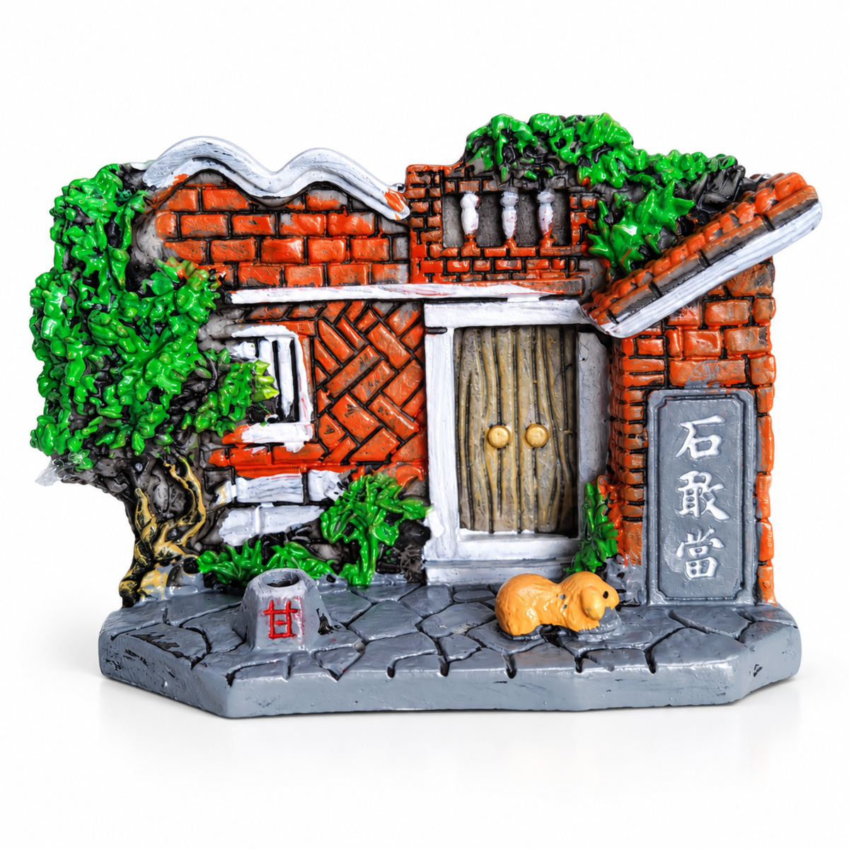 Decor Chinese Miniature Ancient House Figurine