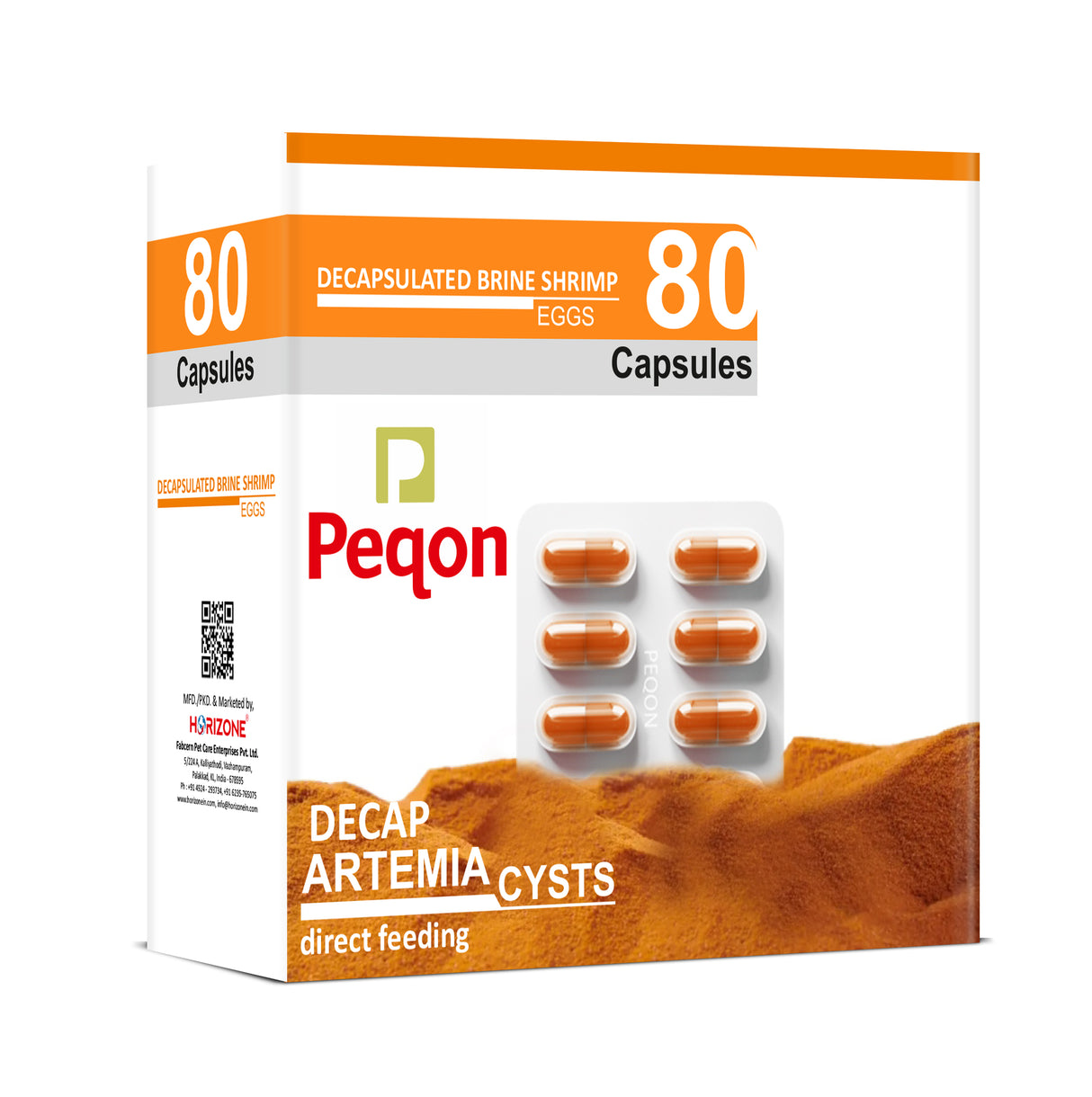 Peqon Decap Artemia Capsules