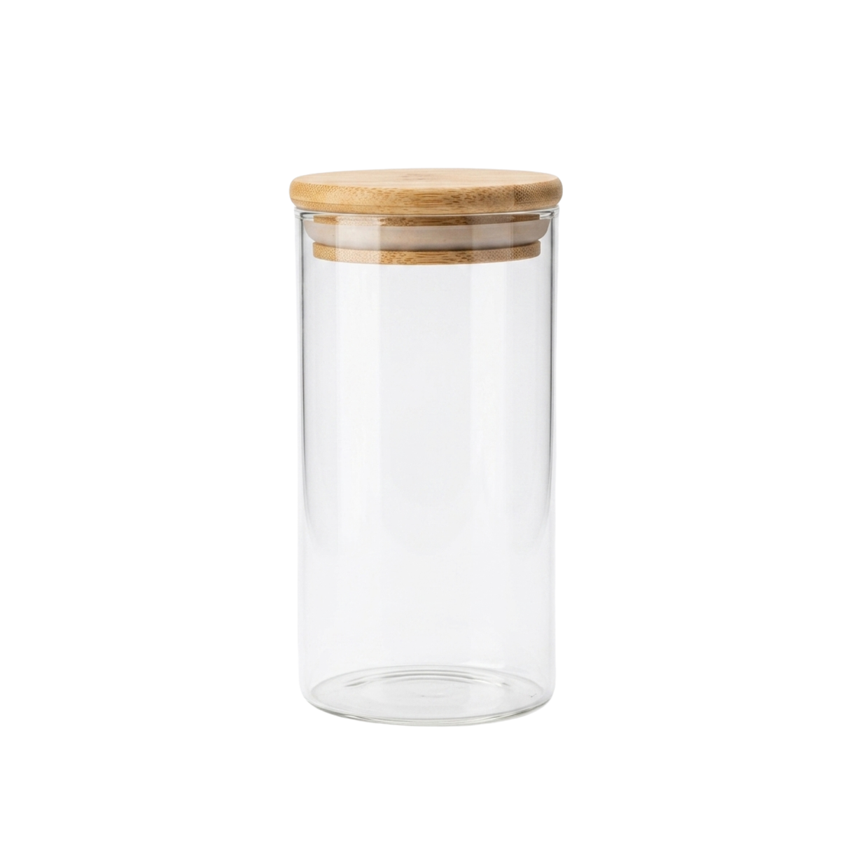Mini Terrarium Glass Jar With Bamboo Lid | Single