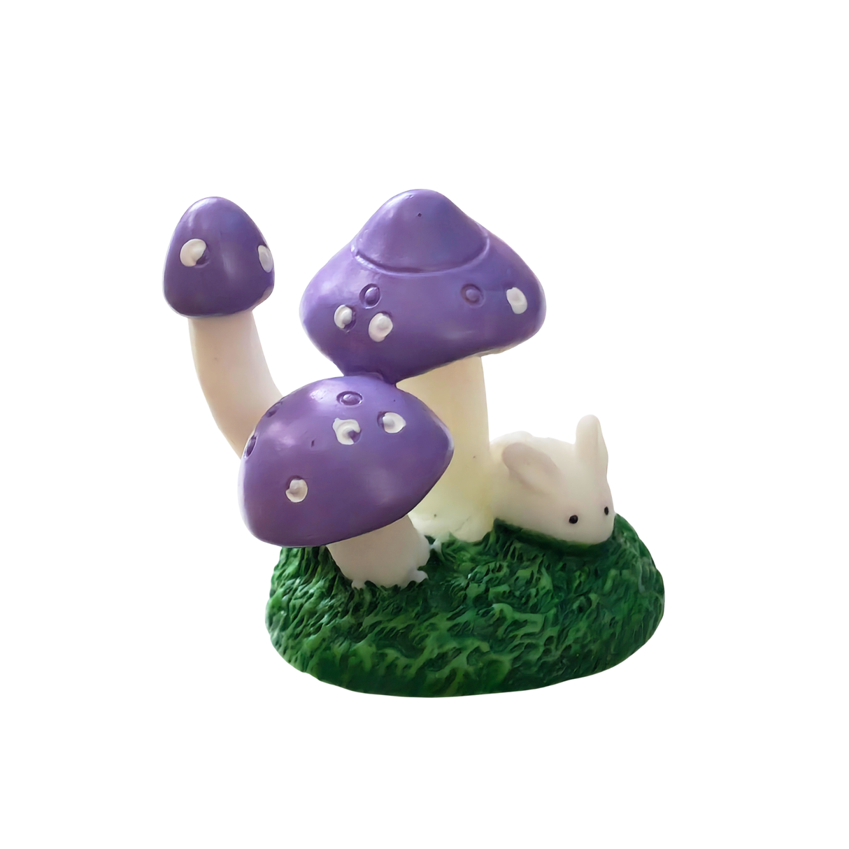 Decor Small Purple With White Mushroom Toy | Single