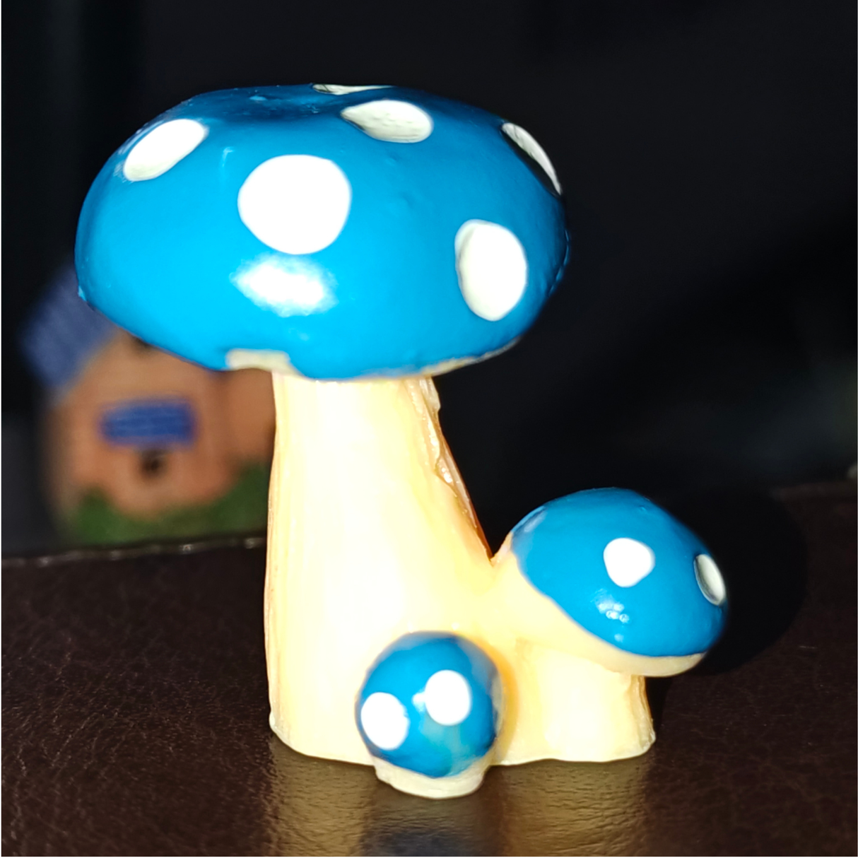 Decor Blue Mushroom Toy | Single