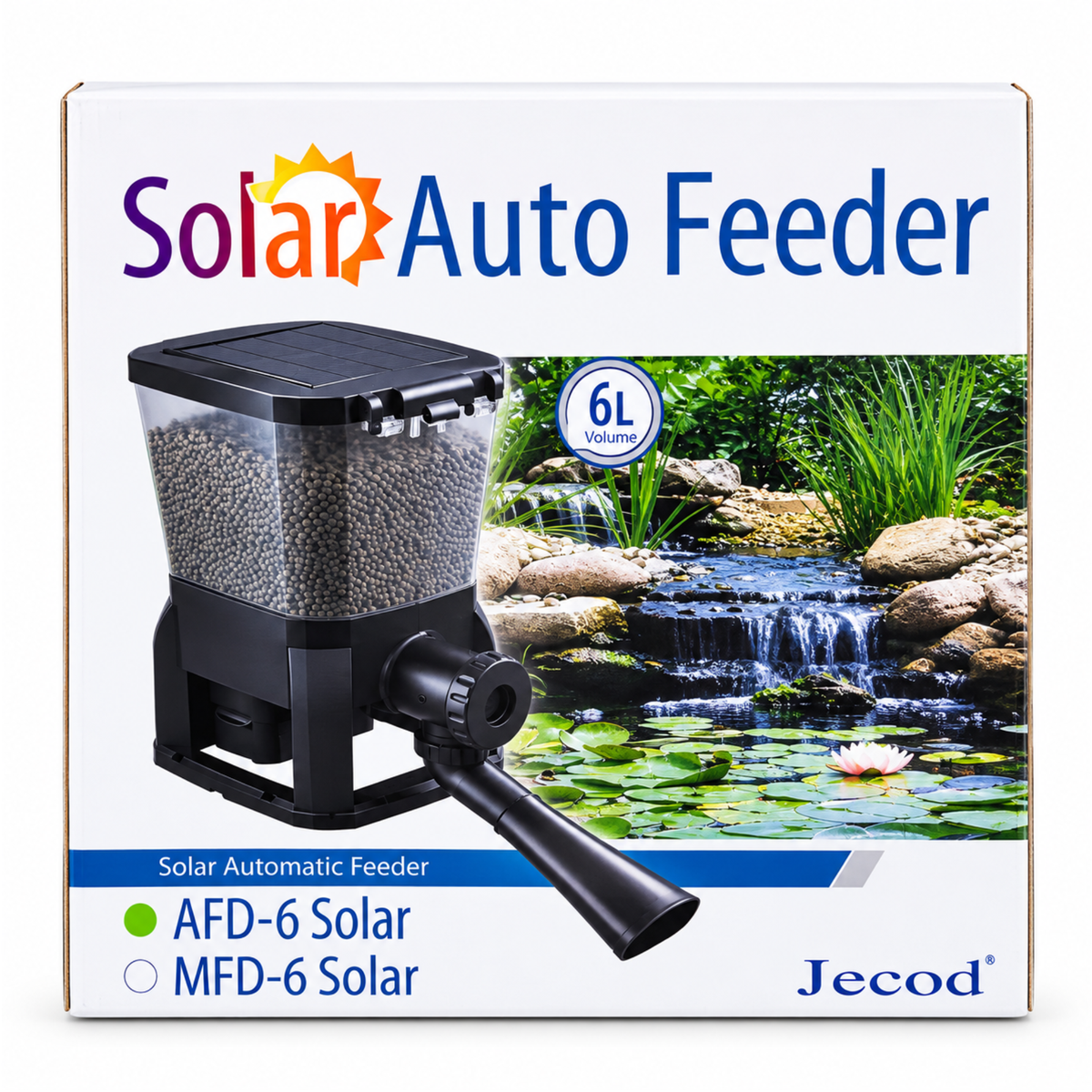 Jecod Solor Auto Pond Food Feeder AFD-6