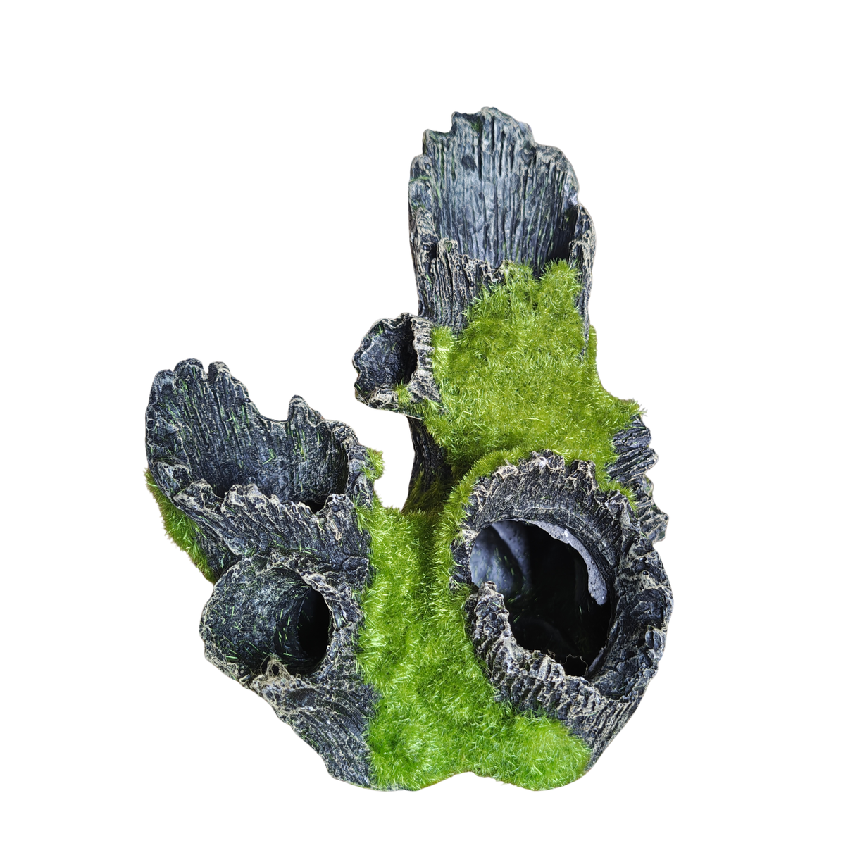 Aquarium Decor Wood With Moss Toy ZR059