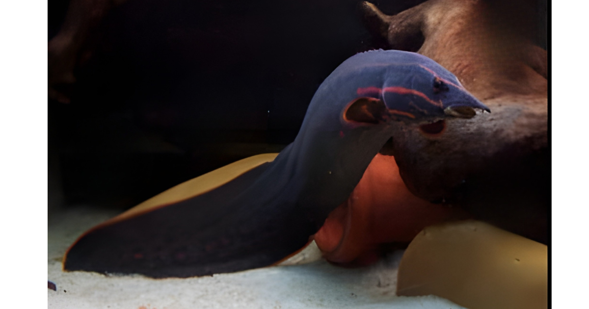 Fire Red Eel Fish  Rare & Striking Predator for Monster Aquariums