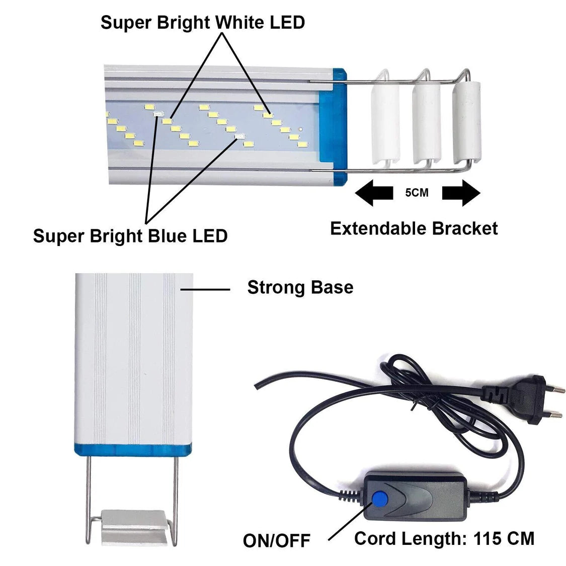Blue Pet LED Strip Light BR-30 (Suits 30-40 cms)