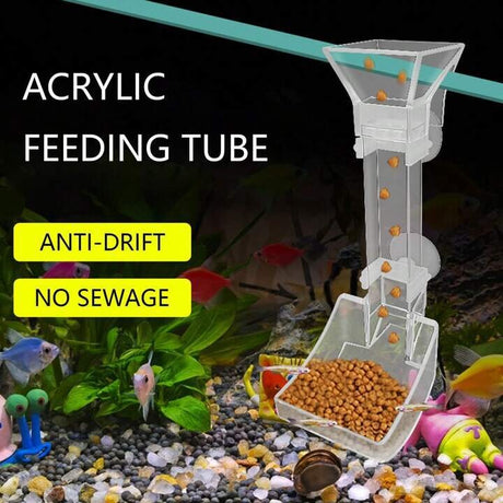 Feeding Pipe For Food Feeder With Detachable Acrylic Tube WH-601