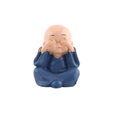 Decor 4pcs Cute Little Monks Figurine Statue 2.5cm
