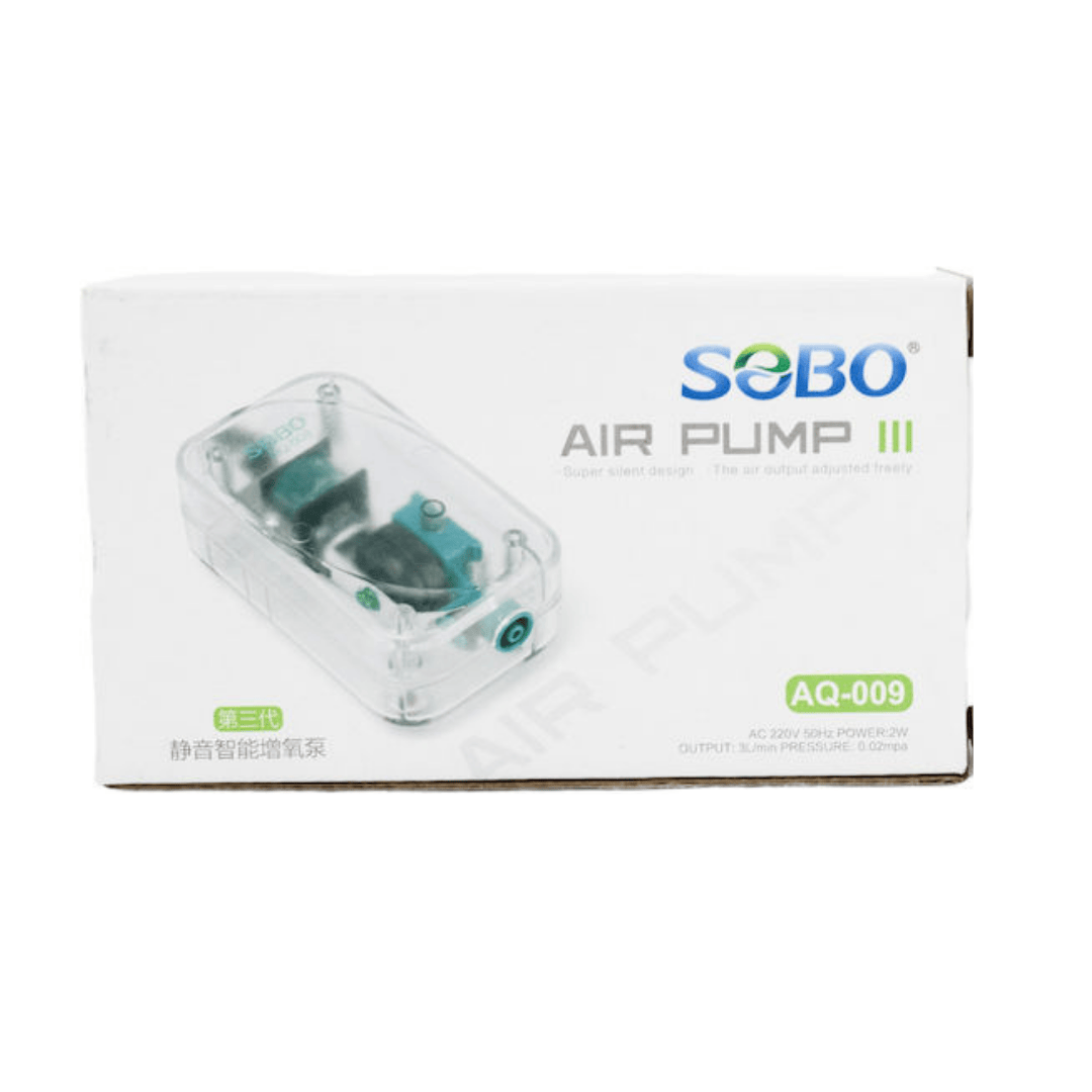 SOBO ಅಕ್ವೇರಿಯಂ ಮಿನಿ SB-228 AC/DC ಏರ್ ಪಂಪ್ 