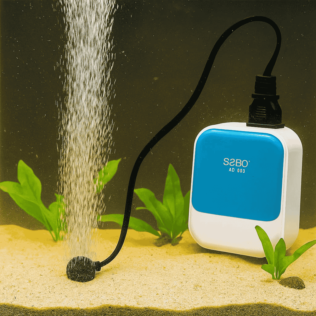 SOBO ಅಕ್ವೇರಿಯಂ ಮಿನಿ SB-228 AC/DC ಏರ್ ಪಂಪ್ 