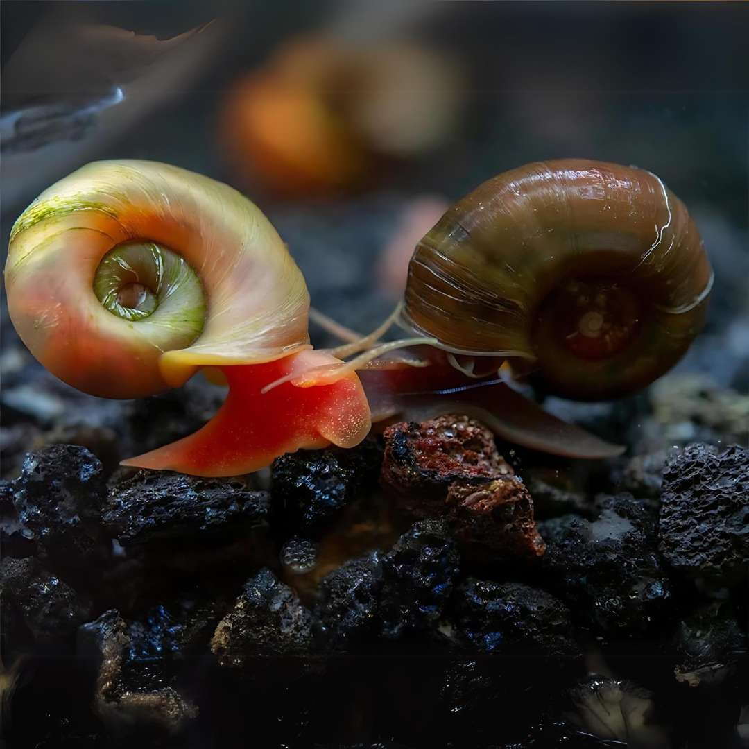 Algae Eater Ramshorn Button Snail | single