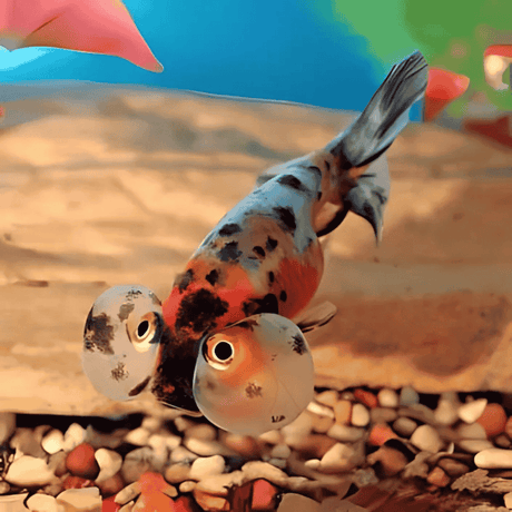 Calico Bubble Eye Gold Fish (2-2.5 Inches) | Single