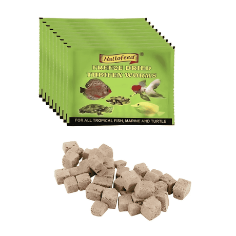 Food Hallo Feed Dried Tubifex Worms - 1.5gm