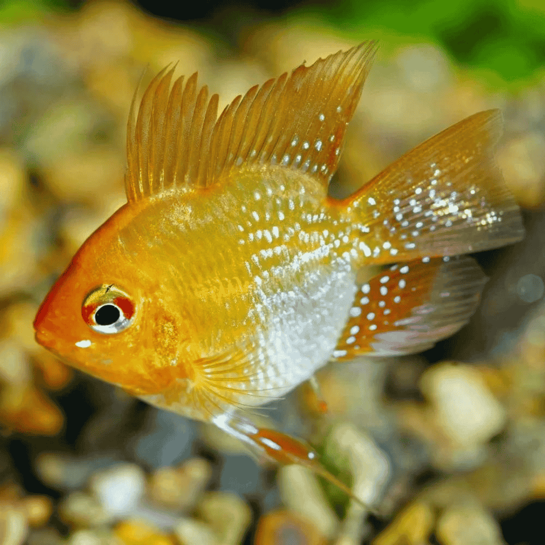 Ram Cichlid Golden balloon Ramirezi (3-4 Cms) | Pair