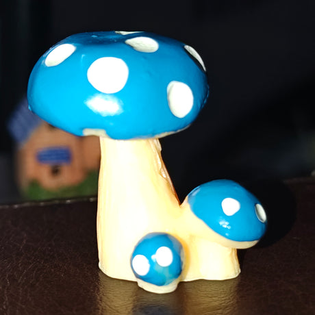 Decor Blue Mushroom Toy | Single