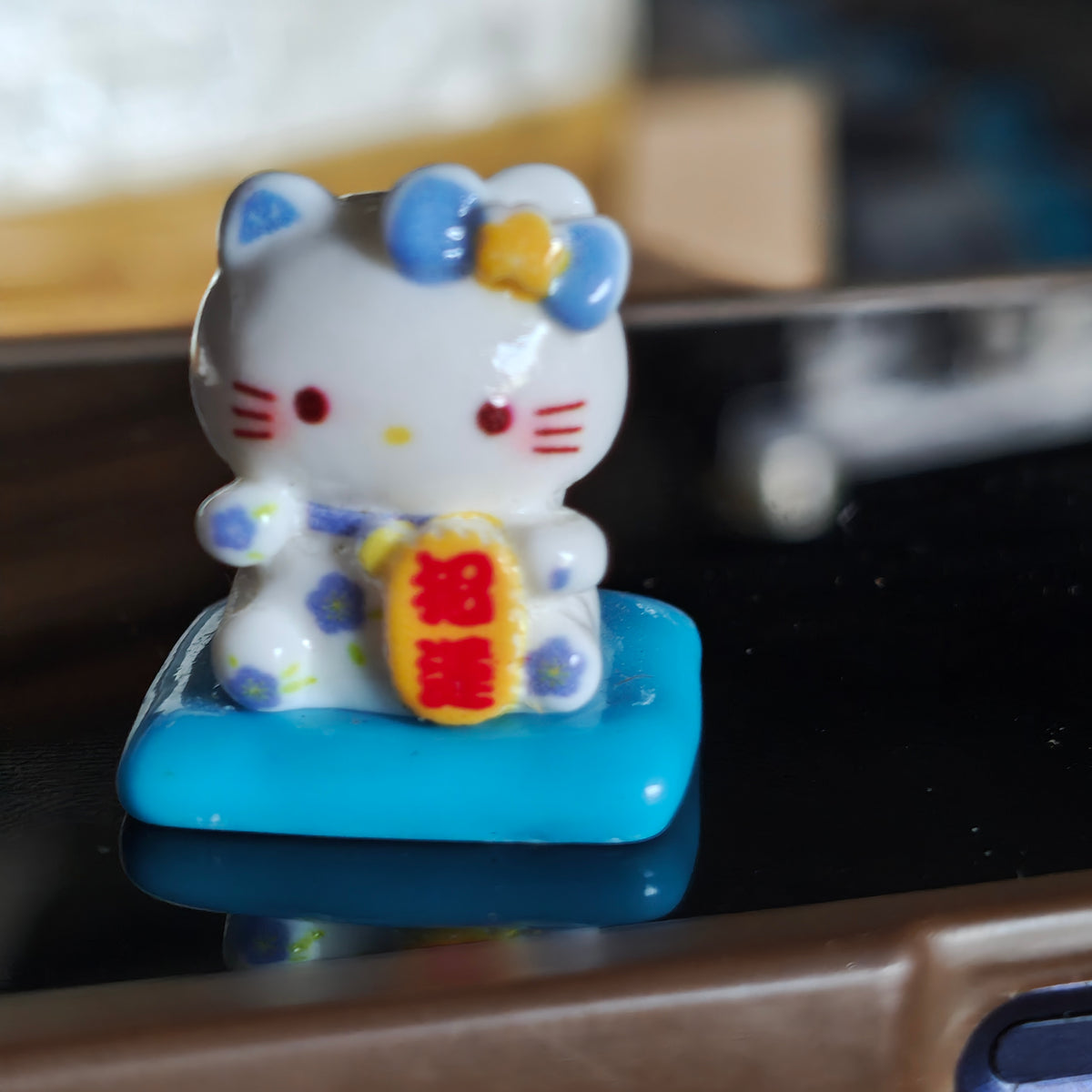 Decor Mini Kitty Toy Sky Blue Color | Single