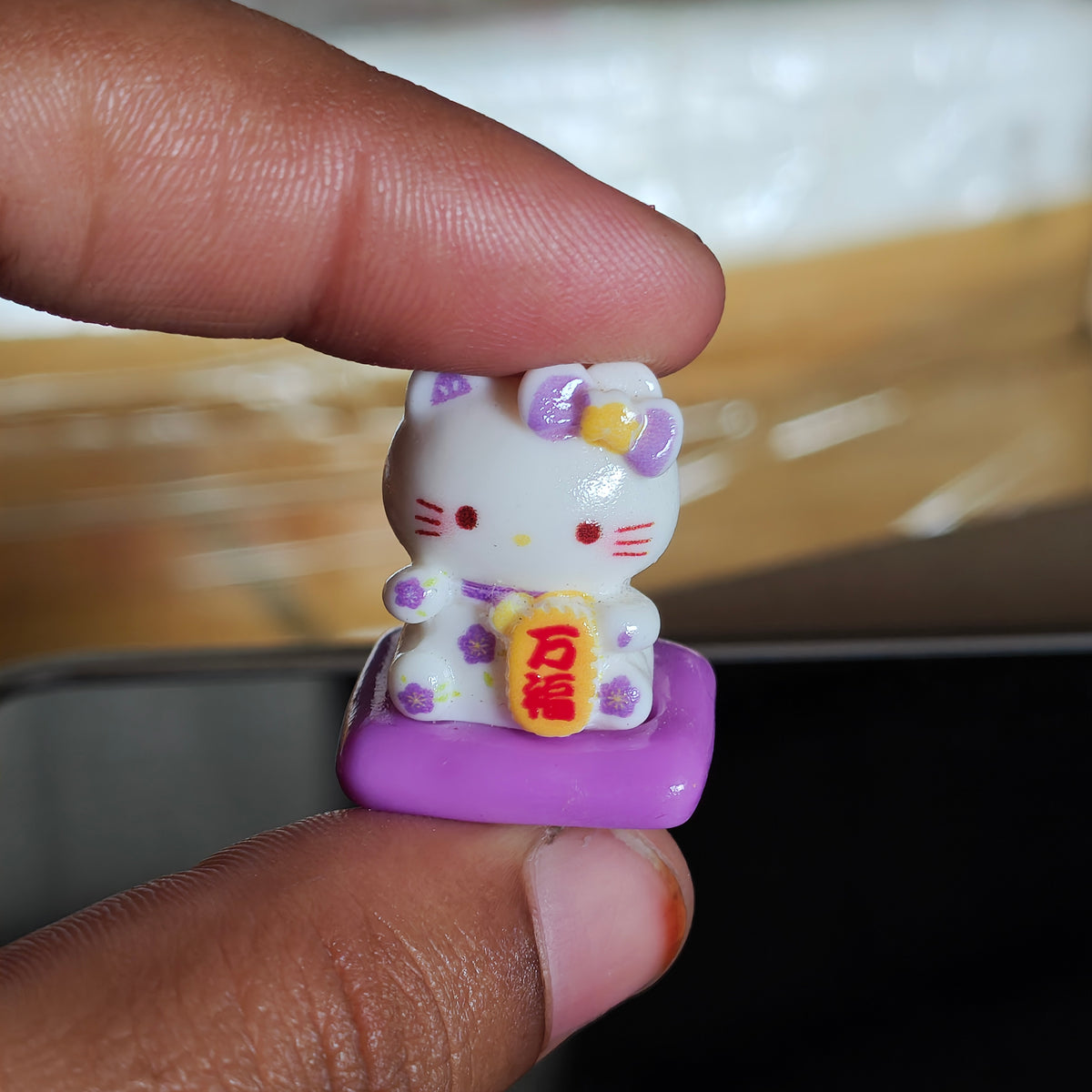 Decor Mini Kitty Toy Violet Color | Single