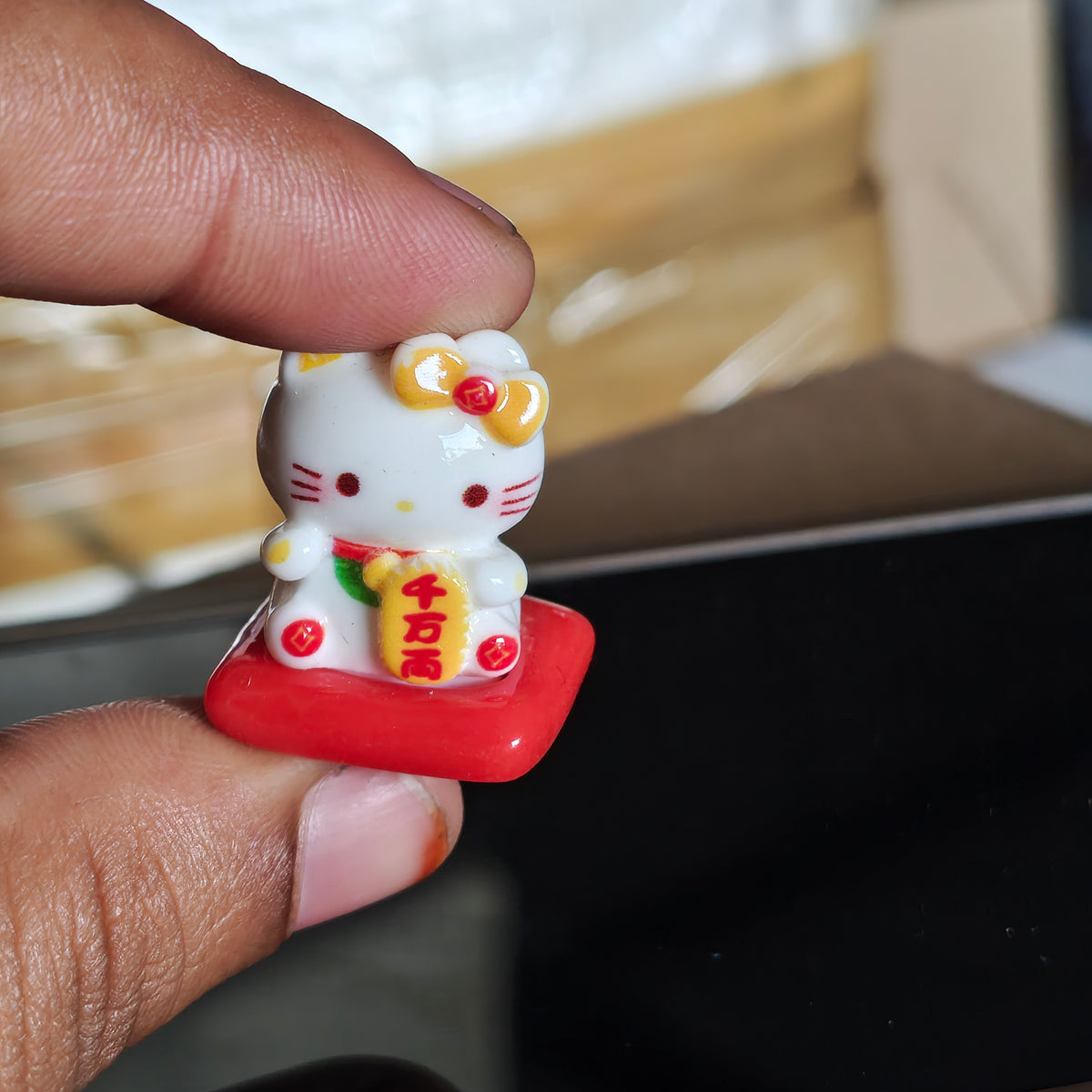 Decor Mini Kitty Toy Red Color | Single