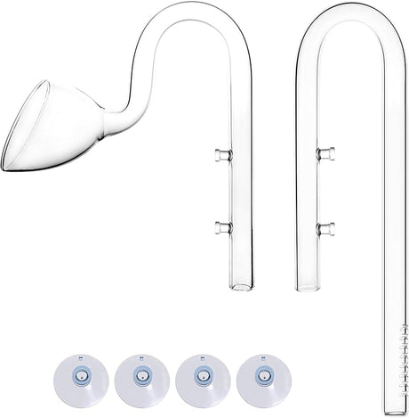 Lily Pipe Glass Inlet & Outlet For Canister Filter (17 mm)