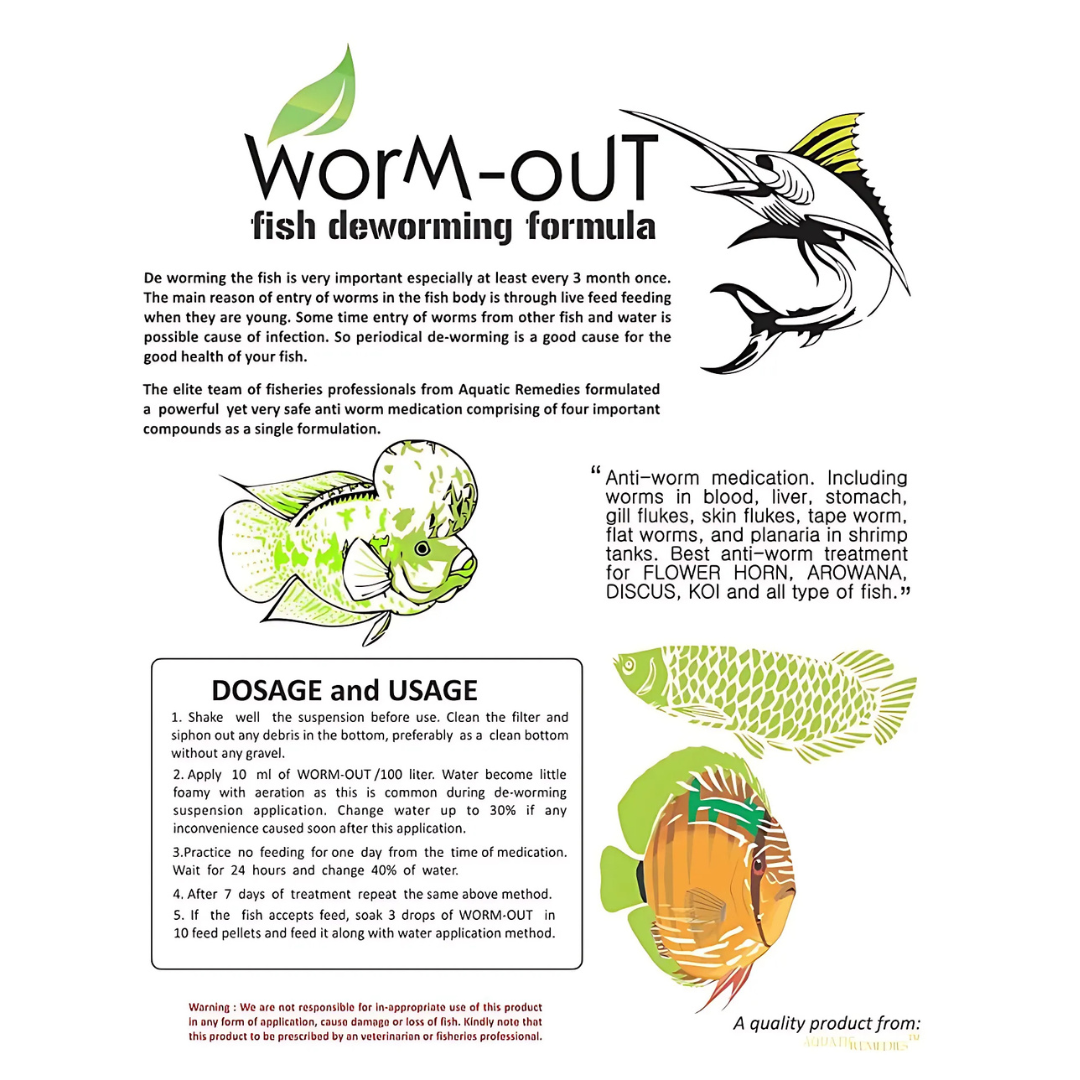 Medicine Aquatic Remedies Worm-Out D 60 ml