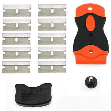 Scraper Tool Glass Algae Cleaning With 10 SS Blades