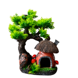 Decor Mushroom House with Tree (1745)