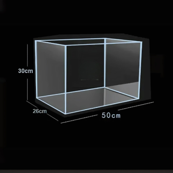 Ultra Clear Open Tank Only (L*W*H = 50*26*30 Cms) | 5mm