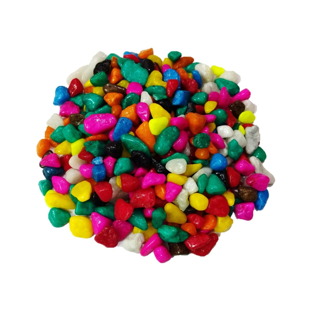 Decor Mixed-Color Pebbles (M Size) | 1 Kg
