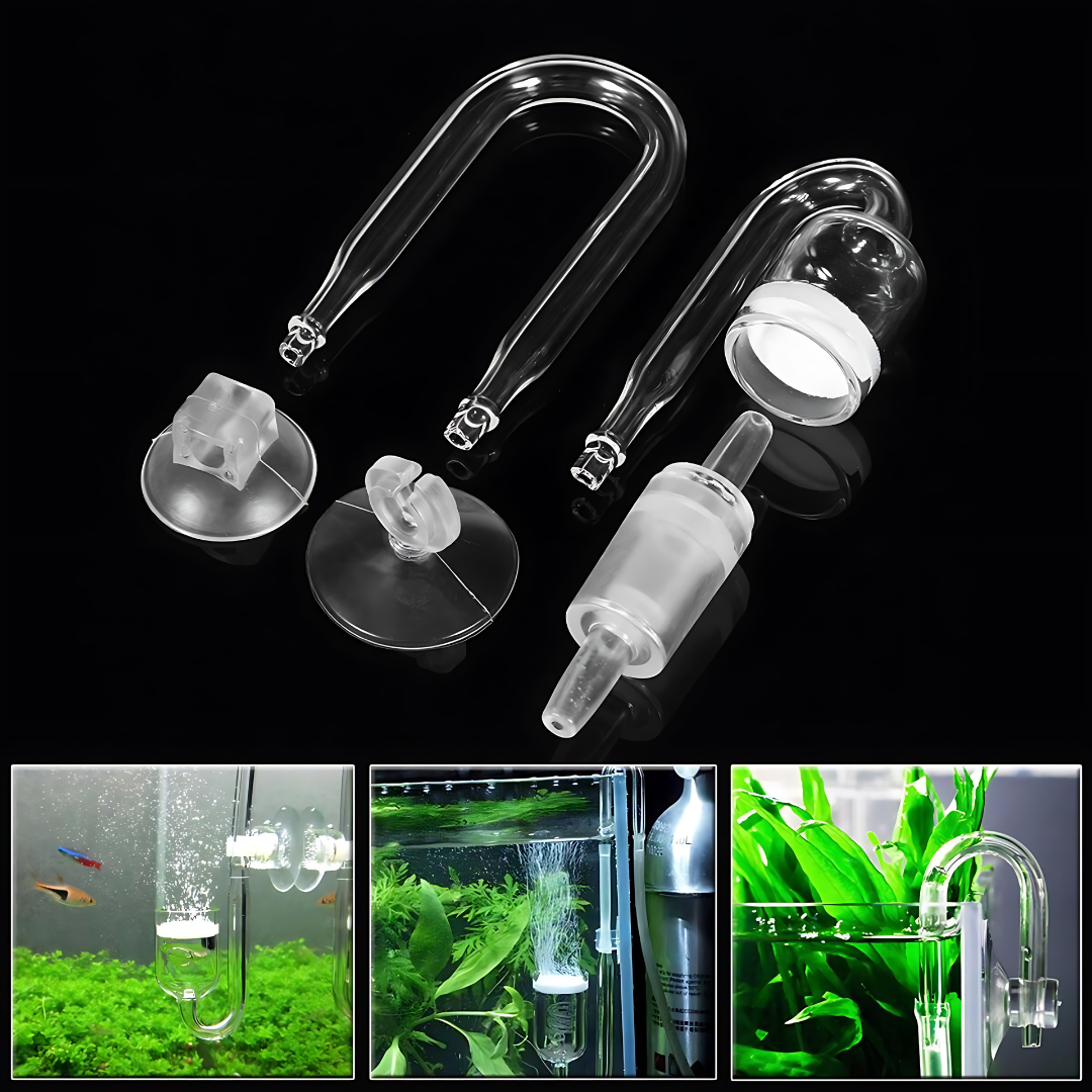 CO2 Connector U Shape Glass