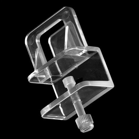 Acrylic Clamp Transparent Aquarium Cover Holder - Use Upto 21mm