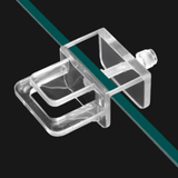 Acrylic Clamp Transparent Aquarium Cover Holder - Use Upto 21mm