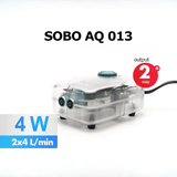 SOBO ಅಕ್ವೇರಿಯಂ ಮಿನಿ SB-228 AC/DC ಏರ್ ಪಂಪ್ 