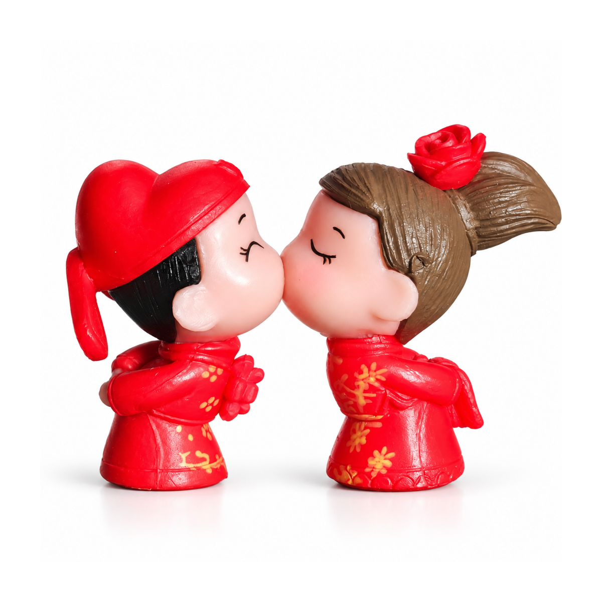 Decor Mini Chinese Couple Decorative Figurine