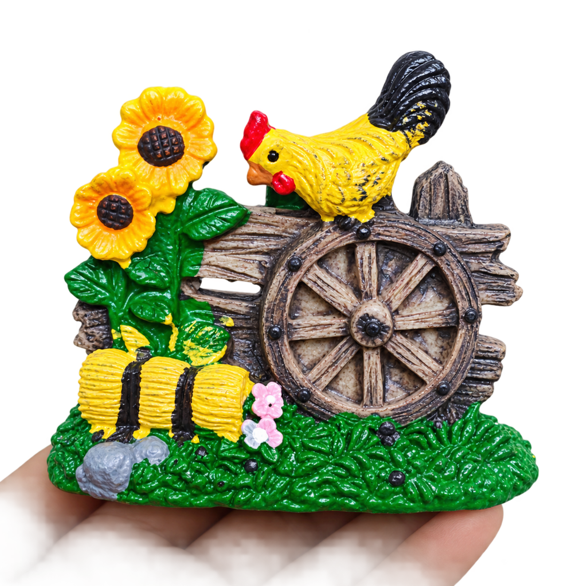 Decor Farmhouse Style Decorative Rooster Figurine 14-20