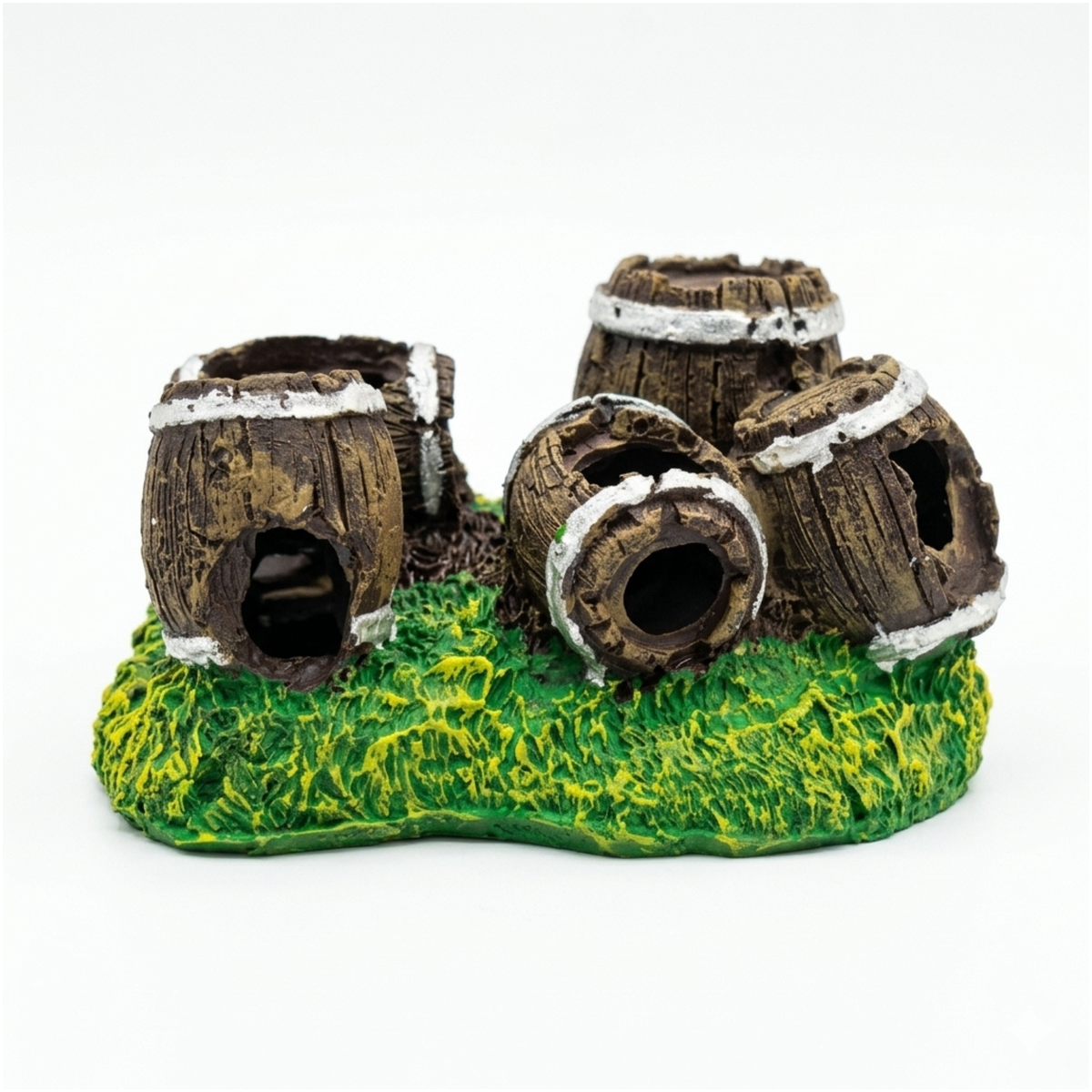 Decor Resin Wine Barrel Aquarium Ornament  RT521