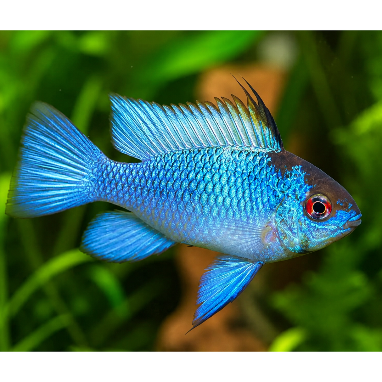 Live Fish Electric Blue Ram | Single